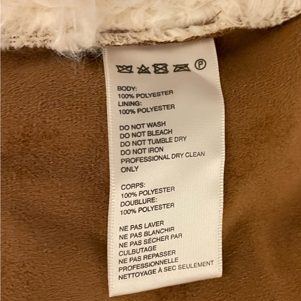 Urban Outfitters Furry Vest Duster - Size XS or S NWOT - Picture 3 of 4